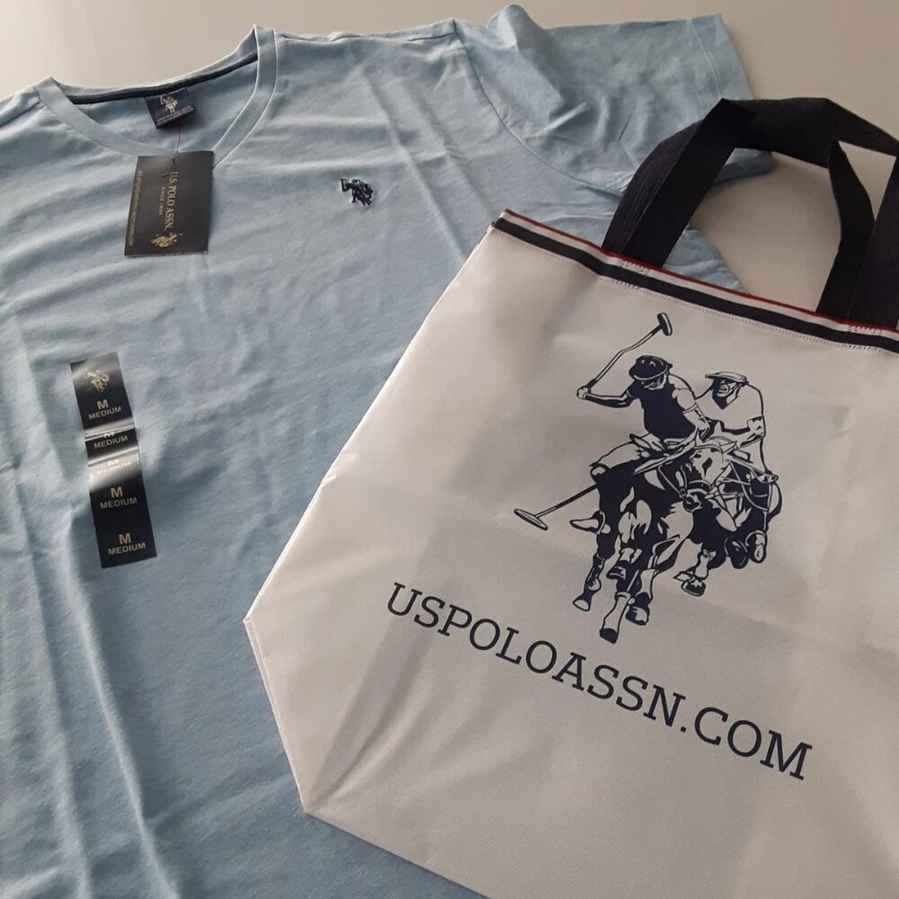 Light Blue U.S. POLO ASSN Men's sz M -NEW